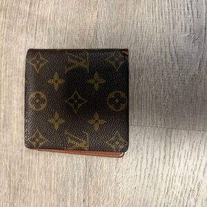 Louis Vuitton Dark Brown Monogram Men Card Holder